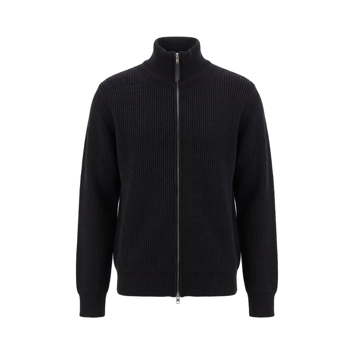 Ribbed Zip Cardigan
