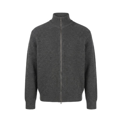Ribbed Zip Cardigan