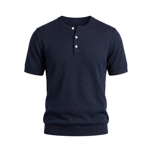 Linen Henley T-Shirt