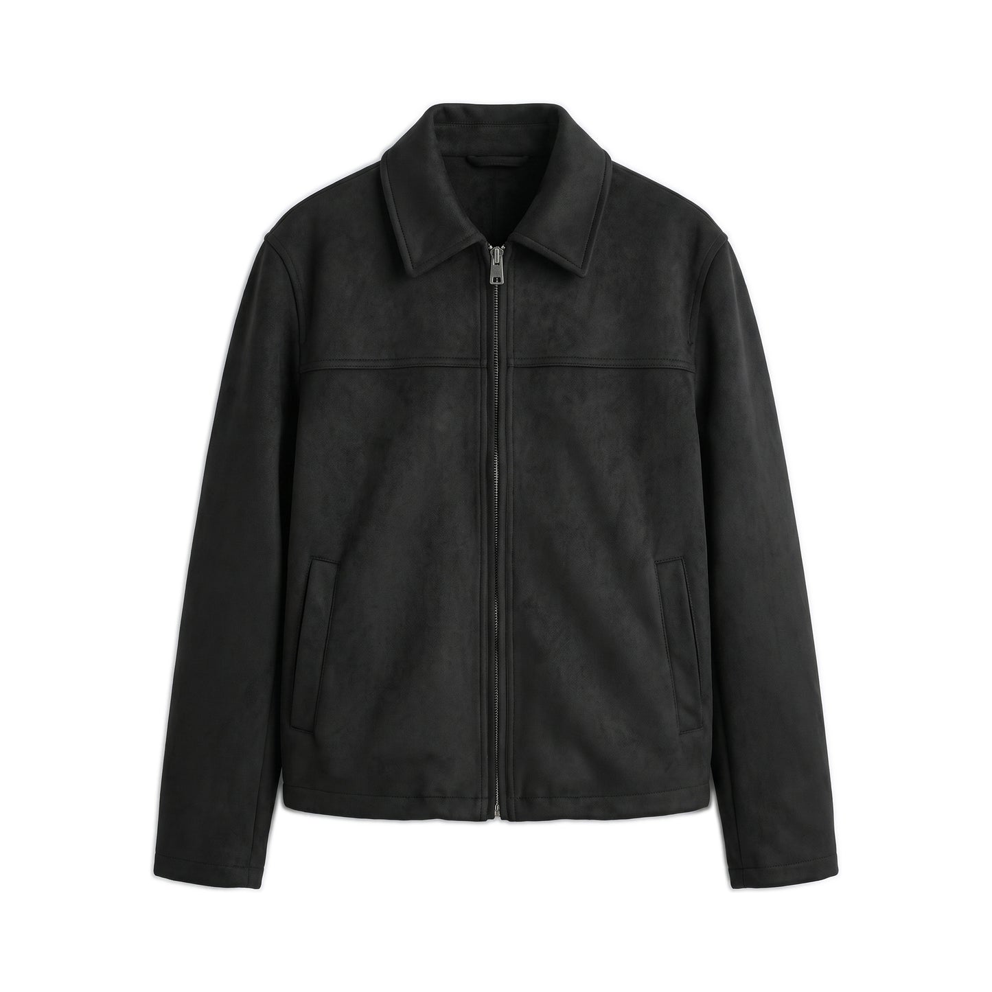 Suede-Effect Jacket