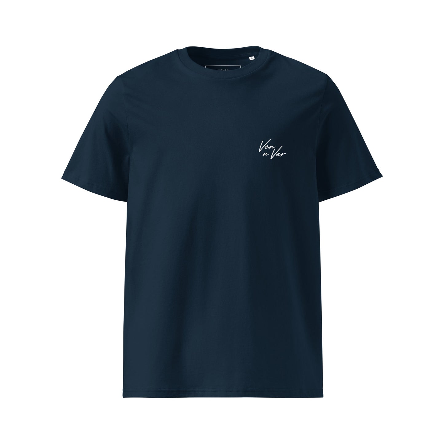 Saint-Tropez Script Tee — Navy
