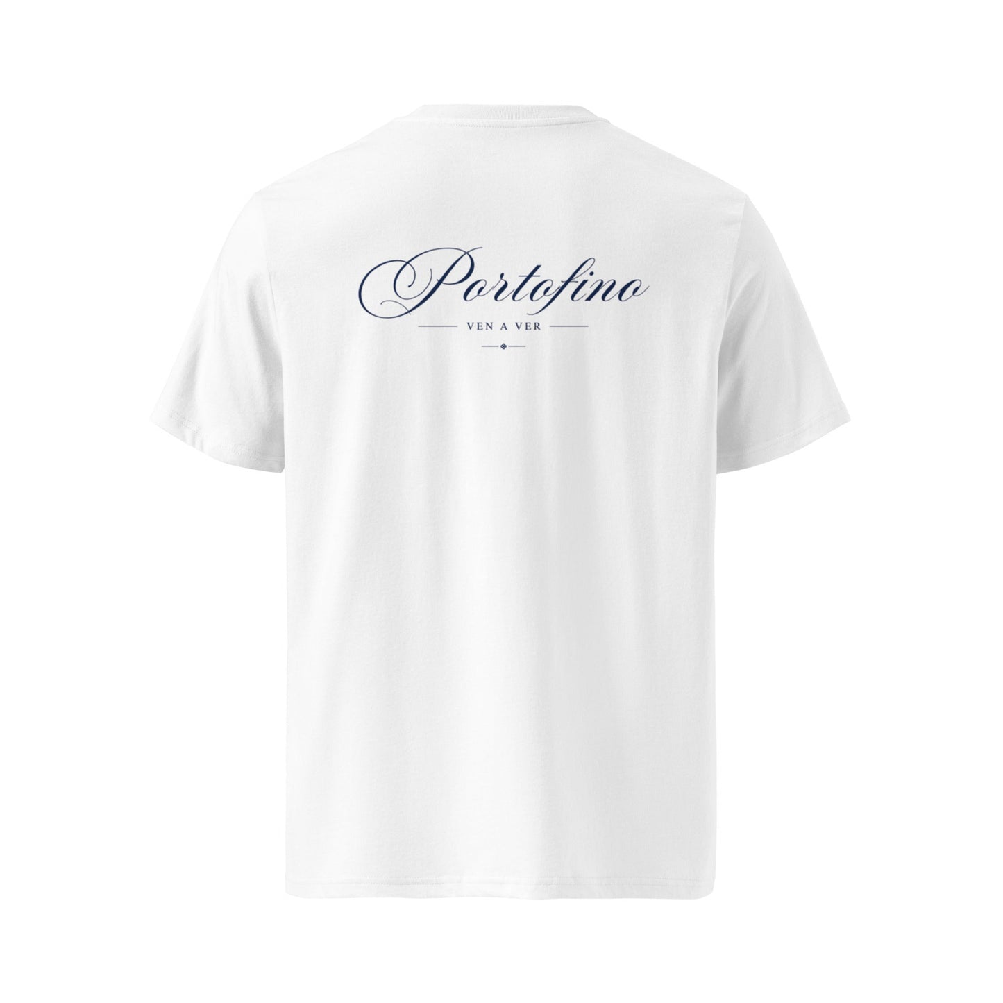 Portofino Script Tee — White