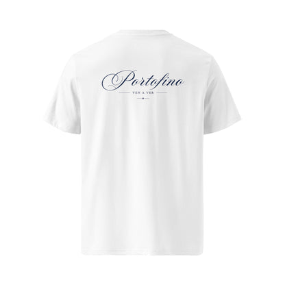 Portofino Script Tee — White